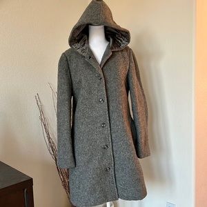 GAP Hooded Recycled Wool Coat